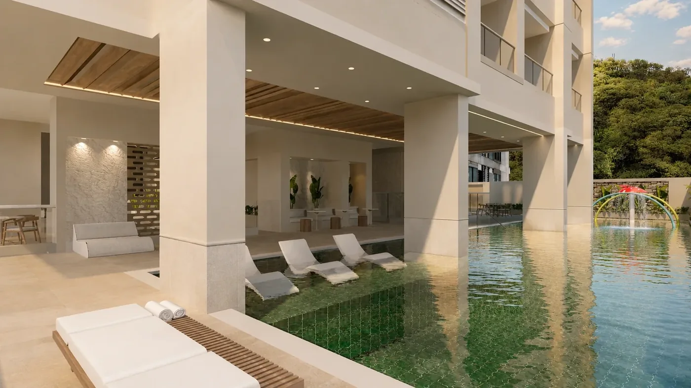 Adults' pool at the Verona Beach Club Level, 4th floor